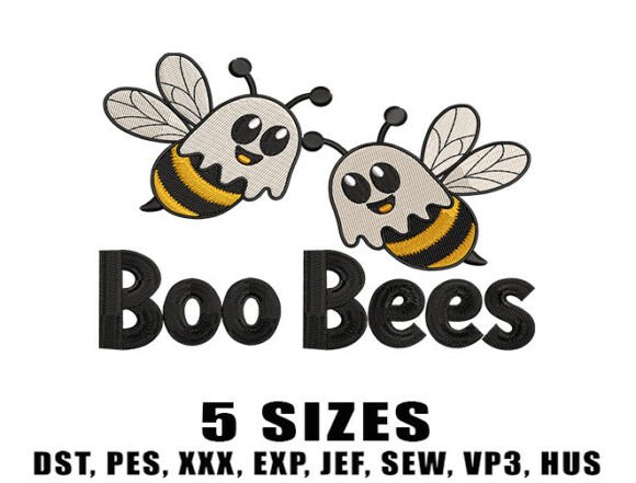 Boo Bees Embroidery Design Review for Etsy Sellers