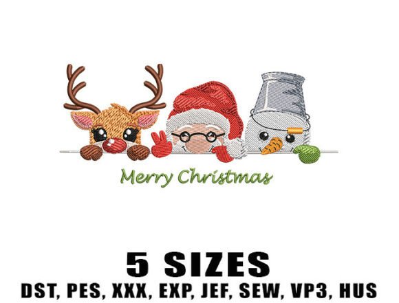Cute Santa Peek Embroidery Design: A Crafter’s Review