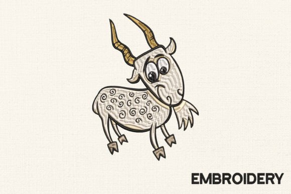Funny Goat Embroidery Design: A Designer’s Review