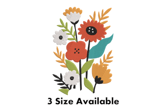 Review: Colorful Wildflower Embroidery Design for Craft Fairs