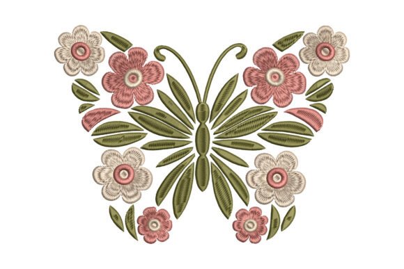 Review: Floral Butterfly Machine Embroidery Design