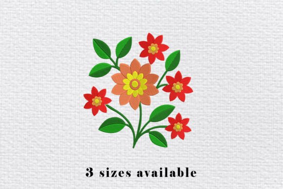 Review: Floral Embroidery Design File for Real Projects