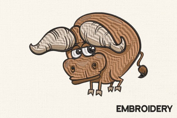 Review: Funny Buffalo Embroidery Design for Craft Fairs