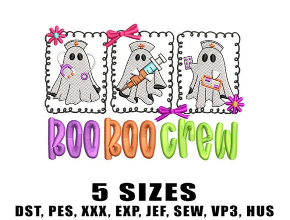 Review: Halloween Nurse Ghost Embroidery Design
