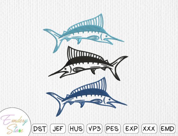 Review: Marlin Fish Embroidery Design Set for Craft Fairs