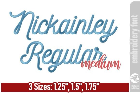 Review: Nickainley Monoline Embroidery Font M