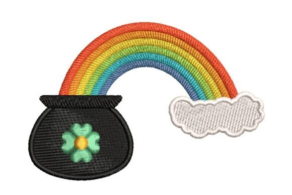 Review: Pot of Gold Rainbow with Shamrock Design