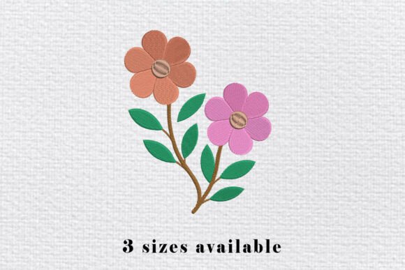 Reviewing Two Flowers Embroidery Design for Holiday Sales